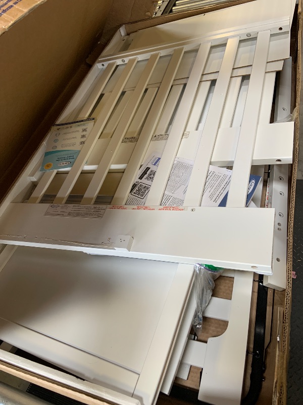 Photo 1 of Graco Hadley 5-in-1 Convertible Baby Crib with Drawer, White