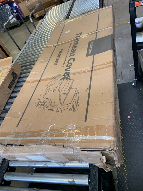 Photo 1 of KUIPERAUTO Fiberglass Tri Hard Tonneau Cover Compatible for 2000-2006 Toyota Tundra Fleetside Truck Bed Cover - 6.5 FT Bed On Top