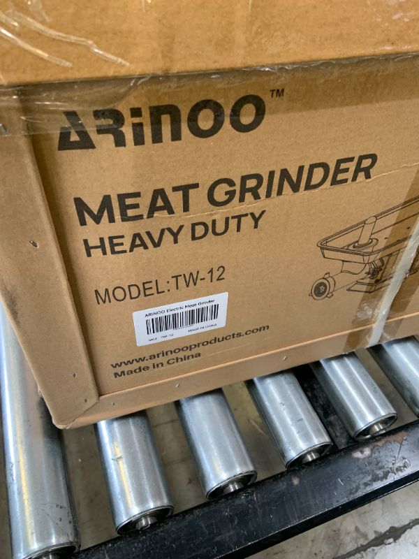 Photo 1 of Commercial Meat Grinder #12, 0.9HP Heavy Duty Stainless Steel Industrial Meat Mincer w/2 Blades & Meat Pusher,Electric Meat Grinders for large batches home butchering, or small farm processing (factory sealed)
