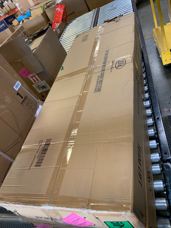 Photo 1 of AxcessAbles 30U 19-Inch Rolling IT Server Rack 550LB Heavy Duty Open Frame with Removable Side Panels Large 3-Inch Wheels for Servers Networking and Audio-Video Equipment Includes 5mm and 6mm Screws