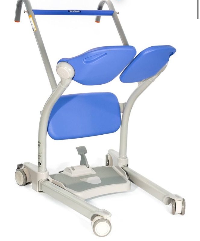 Photo 1 of ArjoHuntleigh Sara Stedy Sit to Stand Manual Patient Lift Aid | Fully Assembled Elderly Assistance Products | Holds up to 400 Pounds | Intended for Users 4'11" - 6'6"