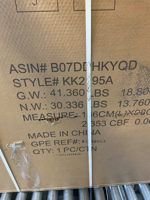 Photo 1 of Amazon Basics Glass Dry-Erase Board, Magnetic Frameless Whiteboard, 48W'' x 36H'' (factory sealed) 