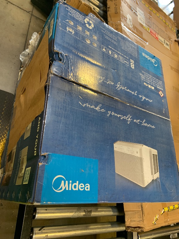 Photo 1 of Midea 12,000 BTU U Shaped Smart Inverter Window Air Conditioner - Cools 550 Sq Ft, Ultra Quiet with Open Window Flexibility - Alexa/Google Assistant Compatible - 35% Energy Savings, Remote (Updated)