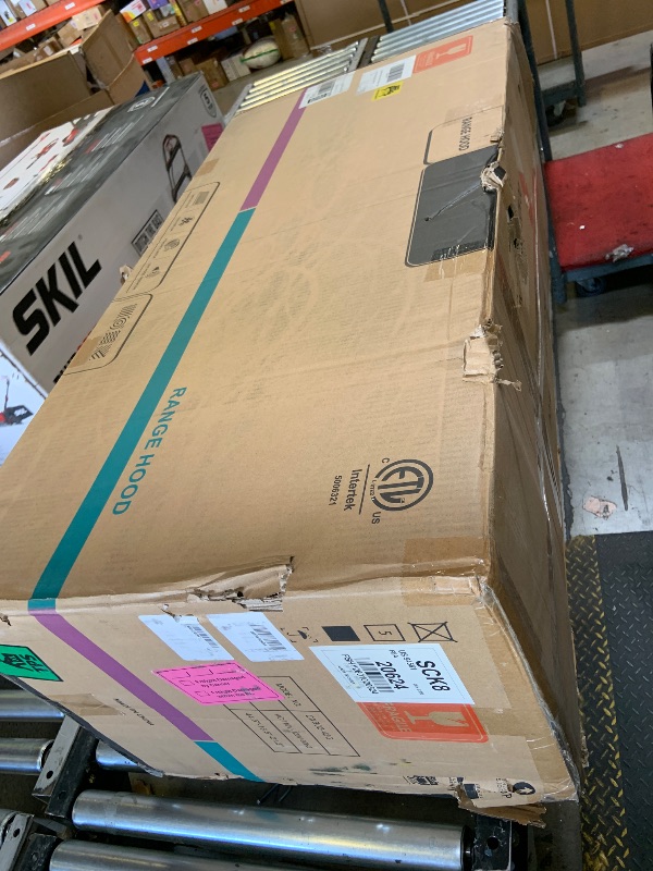 Photo 1 of 42 inch Stainless Steel Insert Range Hood - 900 CFM, Gesture Control, Ultra-Quiet 4-Speed Vent, LED Lights, Ducted/Ductless Convertible