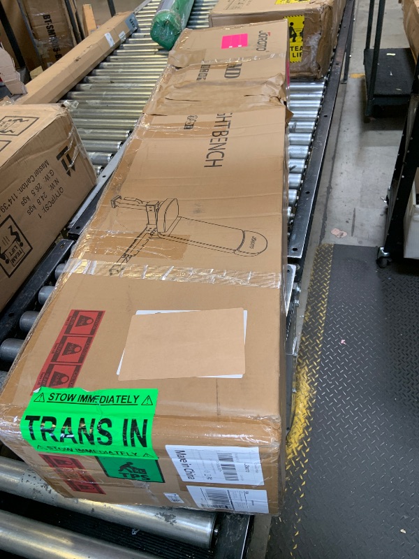 Photo 1 of JOROTO Adjustable Weight Bench, Foldable Bench Press Bench of Home Gym Strength Training, Incline Decline Flat Utility Workout Bench with Wheels, Extended Backrest | Multiple Positions [MD80-1300LBS]