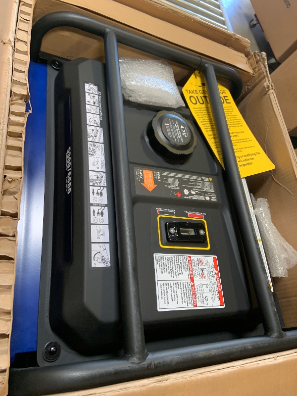 Photo 1 of Westinghouse 6600 Peak Watt Home Backup Portable Generator, Transfer Switch Ready 30A Outlet, RV Ready 30A Outlet, Gas Powered, CO Sensor