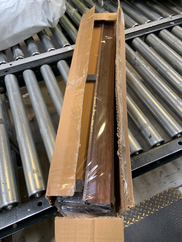 Photo 1 of Petmystify Dog Crate Topper with Magnets for 42 Inch Crate - Aluminum Foldable Dog Kennel Topper Decorative Storage Pet Crate Table Walnut (Only Topper)