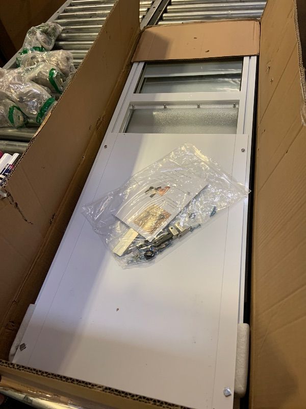 Photo 1 of Extra Large Dog Door for Sliding Glass Doors, Adjustable Height 91.73"-97.64",Magnetic Closing Curtain.