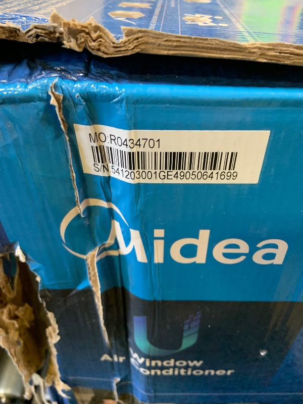 Photo 1 of Midea 12,000 BTU U Shaped Smart Inverter Window Air Conditioner - Cools 550 Sq Ft, Ultra Quiet with Open Window Flexibility - Alexa/Google Assistant Compatible - 35% Energy Savings, Remote (Updated)