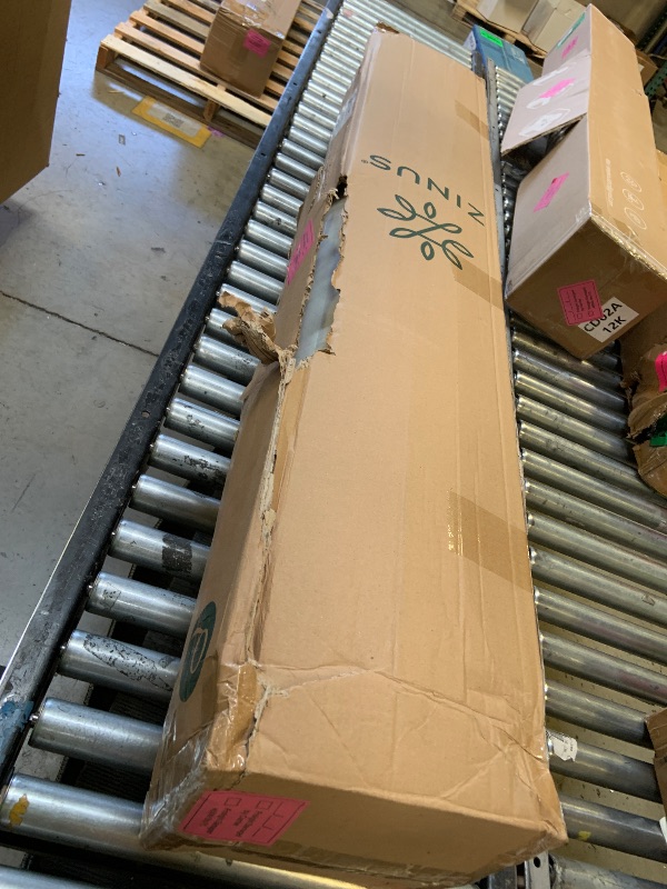 Photo 1 of Zinus 12 Inch Queen Green Tea Memory Foam Mattress [New Version], Fiberglass Free, Medium Firm Feel, Zoned Pressure Relief, Certified Safe Foams & Fabric, Mattress in A Box