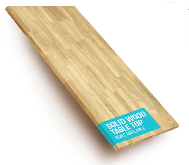 Photo 1 of coreminded solid rubberwood tabletop