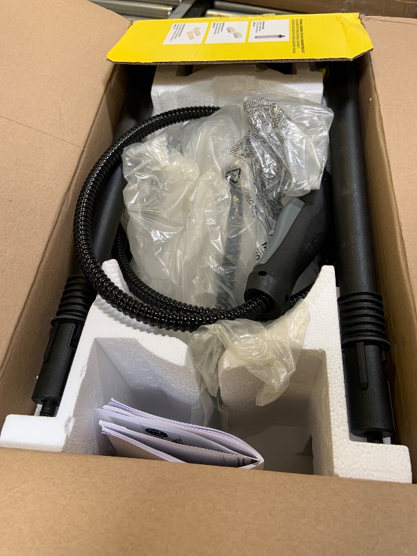 Photo 1 of Kärcher Steam Cleaner, Multi Purpose, Power Steamer, Chemical-Free, 40 Sec Heat-Up, for Grout, Tile, Hard Floors, Appliances & More - SC 3 Easy Fix