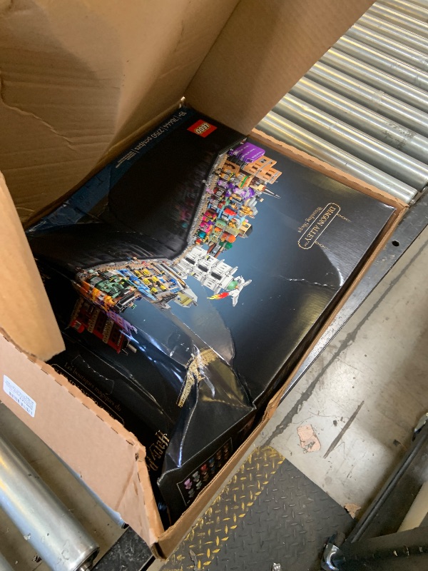 Photo 1 of LEGO Harry Potter Diagon Alley Wizarding Shops Building Set for Adults - Collectible Kit for Harry Potter Fans with 12 Microfigures - Gift Idea for Men, Women, Fans - 76444