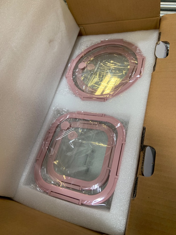 Photo 1 of 12-Pack Glass Containers with Tempered Lids – Borosilicate, Oven-Safe(-4°F~950°F), Airtight, BPA-Free, Multi-Size for Meal Prep, Dishwasher Safe (Pink)