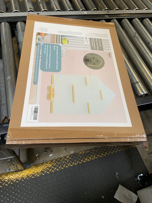 Photo 1 of BigStep Large LED Magnetic Shelf for Tonies - Compatible with Toniebox and Tonies Characters - Metal Strips on Top and Bottom - Hang on Wall or Use Free Standing - Comparable to Tonies Shelf