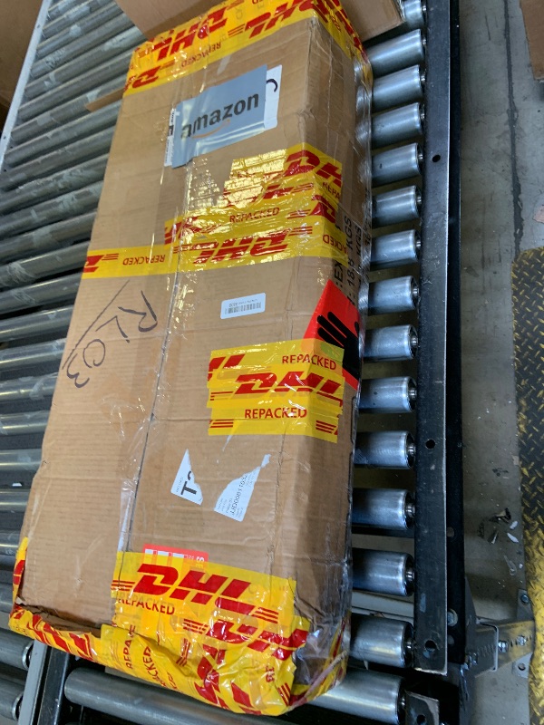 Photo 1 of Welfuturer TV Stand with Mount and Power Outlet FarmhouseTV Stand with 8 Fabric Drawers and LED Light Industrial Entertainment Center for TVs up to 80 Inches with Open Storage for Living Room