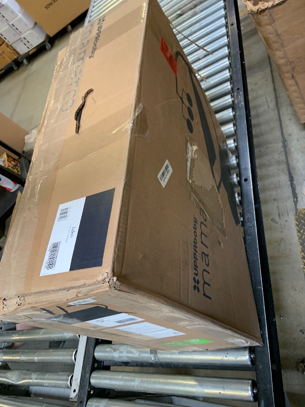 Photo 1 of UPPAbaby Mamaroo Smart Swing – Customizable Soothing Modes with MotionSync Technology – Infant Recline + Bluetooth Enabled – Included Newborn Insert – Jake (Charcoal Mélange)