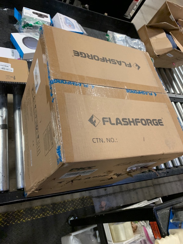 Photo 1 of FLASHFORGE Adventurer 5M 3D Printer with Fully Auto Leveling, Max 600mm/s High Speed Printing, 280°C Direct Extruder with 3S Detachable Nozzle, CoreXY All Metal Structure, Print Size 220x220x220mm (factory sealed)