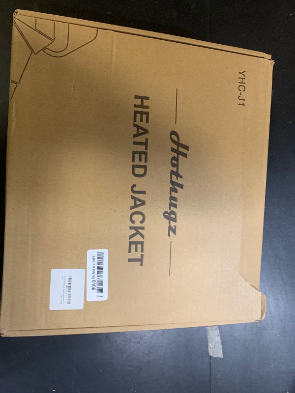 Photo 1 of HOTHUGZ Heated Jacket for Men with 12V 15000mAh Battery Pack, Men's Waterproof Heated Coat, Outdoor Work Electric Jacket, XL