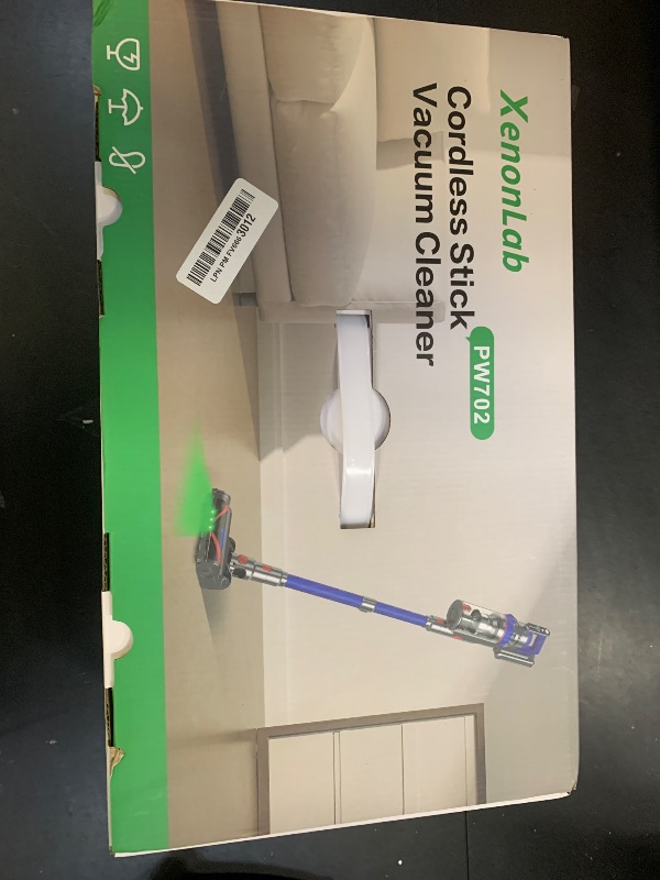 Photo 1 of XenonLab Cordless Vacuum Cleaner, 75Mins/55KPa/650W Self-Standing Stick Vacuum Cleaners for Home, Rechargeable, Lightweight, Cone Filtration&Anti-Tangle, for Hard Floor, Carpet, Hardwoods, Pet Hair