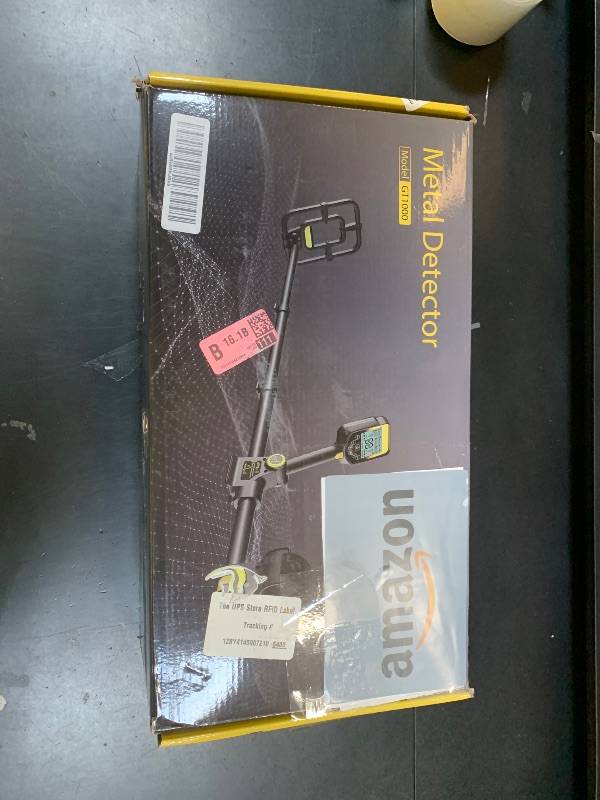 Photo 1 of Metal Detector for Adults Waterproof - 2000mAh Chargeable Professional Cordless Gold Detector with LCD Display, Retractable Foldable Higher Accuracy Metal Detector with 10" IP68 Coil - OKESAM