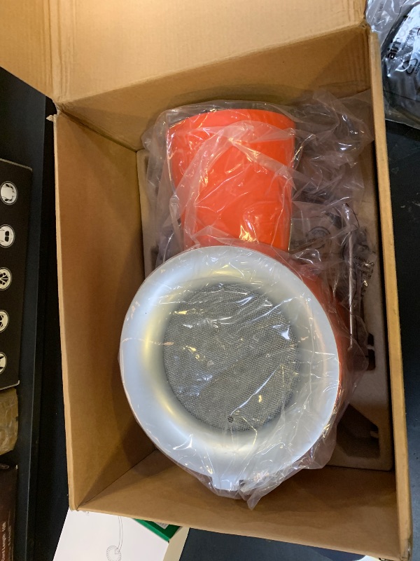 Photo 1 of airhood Portable Range Hood 2 | Corded & Cordless Design (Battery Purchased Separately) | Enhanced Airflow & LED Touch Panel – Perfect for Indoor Cooktops & RV Vents - Cadmium Orange