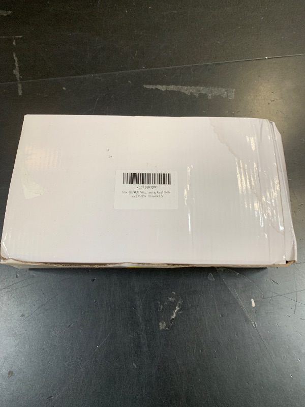 Photo 1 of ALLYWASAI Patio Sliding Patio Door Handle Set with Mortise Lock, Key Cylinder and Keeper, Wood Handle Lock Set Fits Door Thickness from 1-1/2" to 1-3/4", 3-15/16" Screw Hole Spacing, Keyed, White