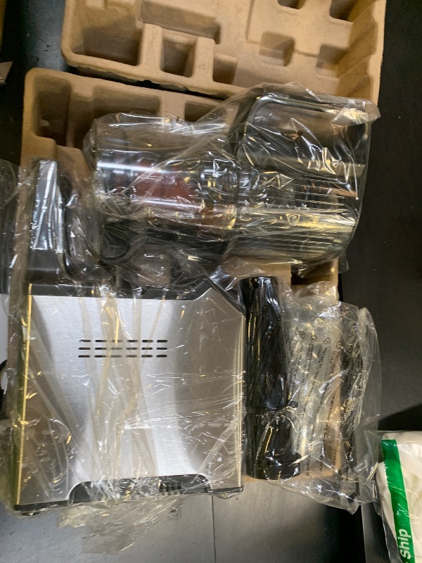 Photo 1 of WHUTO Cold Press Juicer, Wide Feed Chute Juicer Machines, Stainless Steel Slow Masticating Juicers Easy to Clean, Vegetables & Fruits Juice Extractor, High Juice Yield, Gray Knob