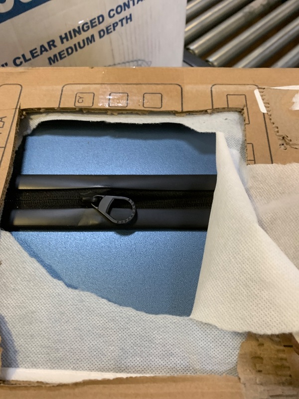 Photo 1 of LUGGEX Carry On Luggage Top Opening, FLT Expandable Polycarbonate Hard Shell Suitcase with Wheels (FX-Lite, Blue, 20 Inch, 36L-41L)