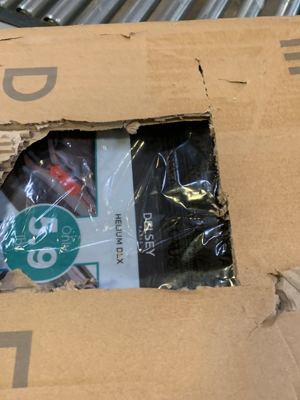 Photo 1 of DELSEY PARIS Helium DLX Softside Expandable Luggage with 2 Wheels, Black, Carry on 21 Inch