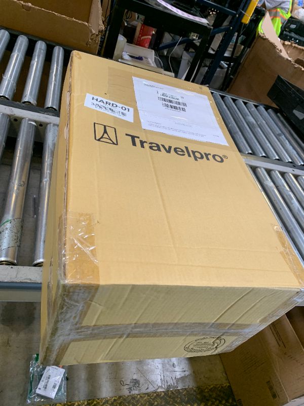 Photo 1 of Travelpro Platinum Elite Softside Expandable Carry on Luggage, 8 Wheel Spinner Suitcase, USB Port, Suiter, Men and Women, Shadow Black, Carry On 21-Inch