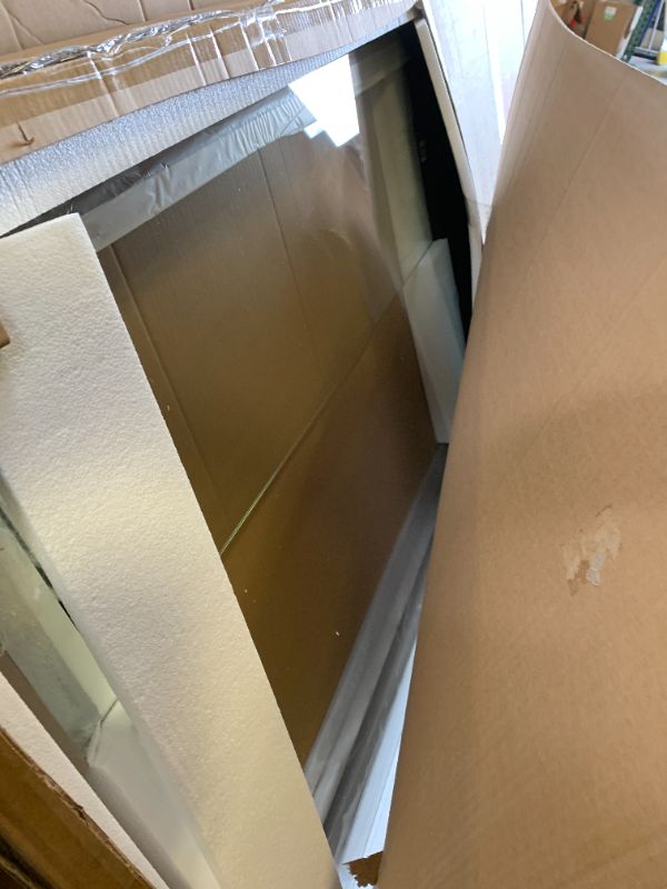 Photo 1 of GroGro 38-42" W x 71" H Semi-Frameless Pivot Swing Glass Shower Door,with 1/4"(6mm) Clear SGCC Tempered Glass,Brushed Nickel Finish,Reversible Installation