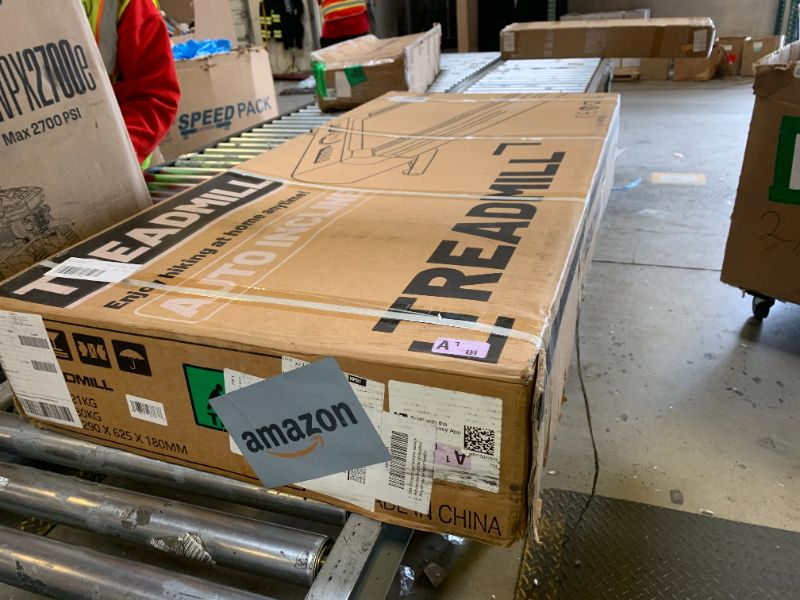 Photo 1 of TRAILVIBER Walking Pad Treadmill with 12% 9-Level Auto Incline, 450 lbs Capacity RGB LED Screen, Bluetooth Speaker Under Desk Treadmill, Compact Treadmills for Home Hiking, Black