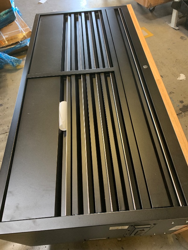 Photo 1 of MERXENG 61 Inch Tool Chest, Tool Box Mobile Workbench, 9 Drawers Storage Lockable Rolling Metal Storage Cabinet with 4 Wheels for Garage Workshops Warehouse, Black