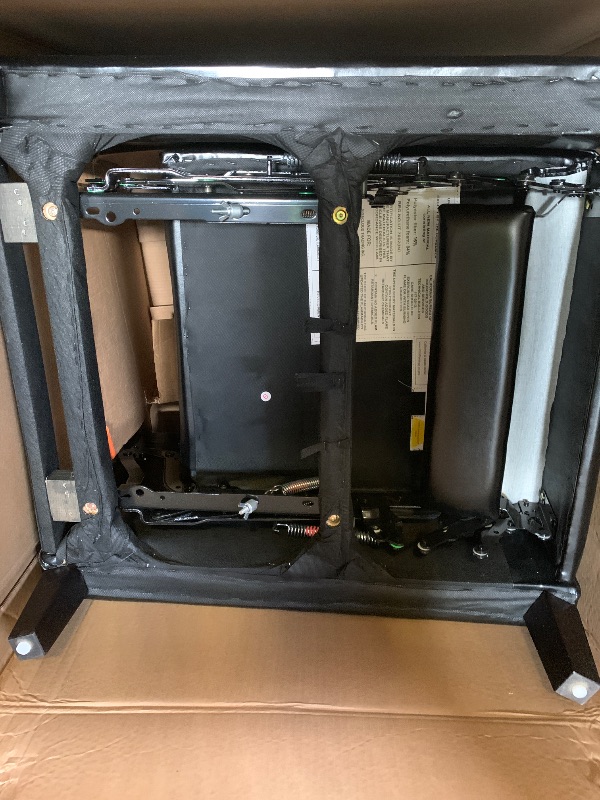 Photo 1 of GDFStudio Lucas Space-Saving Leather Recliner | Perfect for Home or Office | Ideal Furnishing Option for Smaller Living Spaces