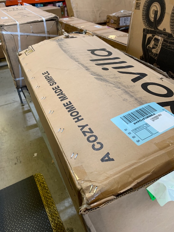 Photo 1 of Novilla 14 Inch King Size Memory Foam Mattress in a Box, Pressure Relieving & Plush Comfort, Bliss, Grey