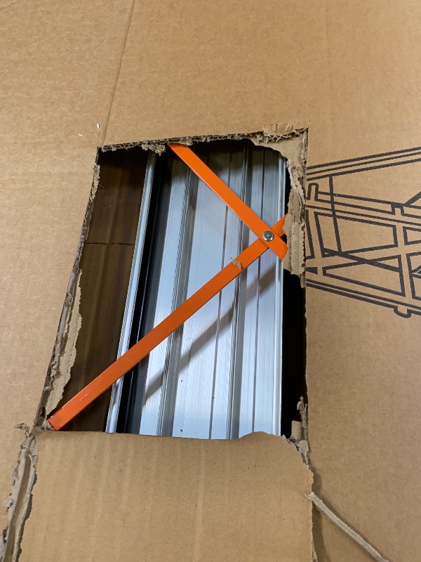 Photo 1 of NYtoll 8 Step Ladder, Folding Ladder with Wide Anti-Slip Pedal, Sturdy Steel Step Stool, Convenient Handrail, Lightweight, Portable for Home, Kitchen, Garage