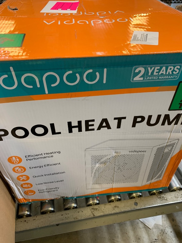 Photo 1 of Swimming Pool Heater Electric Pool Heat Pump for Above Ground and Inground Pools Heating and Cooling Smart WiFi Control Pools Up to,6500 Gallons
