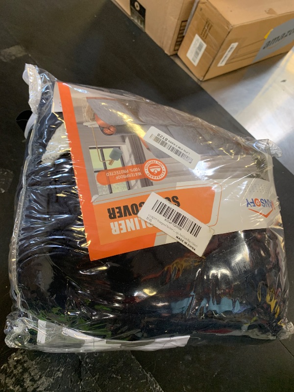 Photo 1 of VANSOFY Waterproof Recliner Couch Covers, Sofa Covers 1-Piece Washable Reclining Sofa Cover Non-Slip Furniture Protector with Elastic Straps Pocket for Dogs, Pets(Dark Blue,3 Seater)