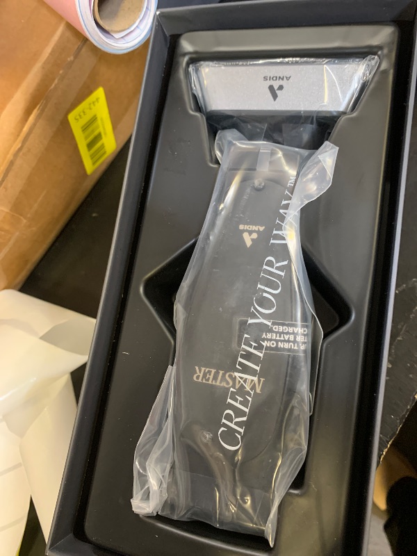 Photo 1 of Andis Black Label MLC Professional Master Cordless Lithium-Ion Hair Clipper, Adjustable Carbon Steel Blade for Close Cutting, Black