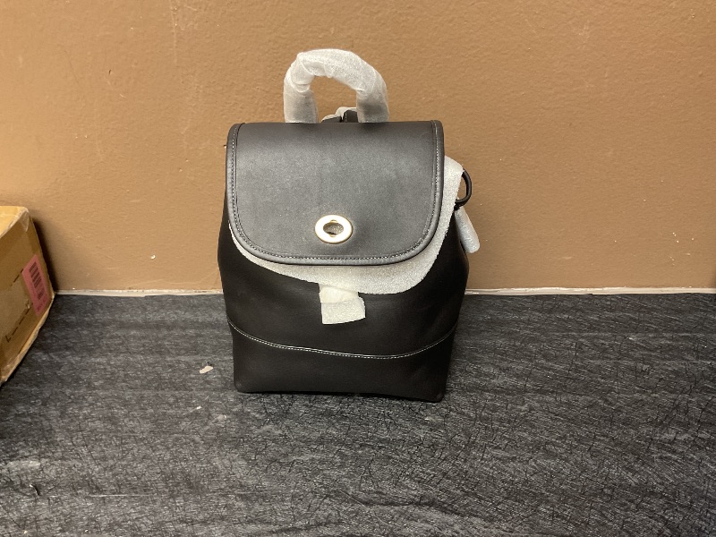 Photo 1 of COACH Women's Turnlock Backpack Black One Size
