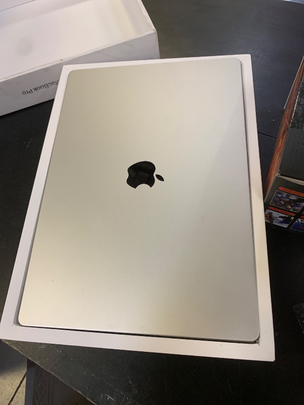 Photo 1 of Apple 2024 MacBook Pro Laptop with M4 Max, 16?core CPU, 40?core GPU: Built for Apple Intelligence, 16.2-inch Liquid Retina XDR Display, 48GB Unified Memory, 1TB SSD Storage; Silver