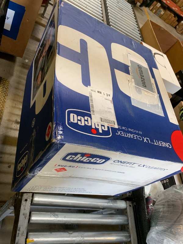 Photo 1 of Chicco OneFit LX ClearTex All-in-One Car Seat with LeverLock Installation, Slim Design, Convertible Car Seat, Seat for Infants and Children 5-100 lbs, Ebony/Black