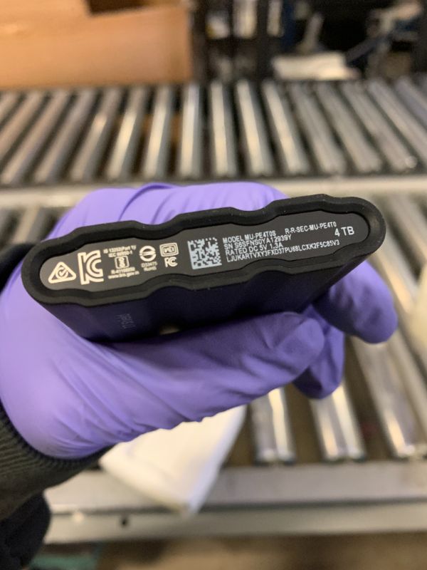 Photo 1 of Samsung T7 Shield 4TB Portable SSD - 1050MB/s, Rugged, Water & Dust Resistant, for Content Creators - Black