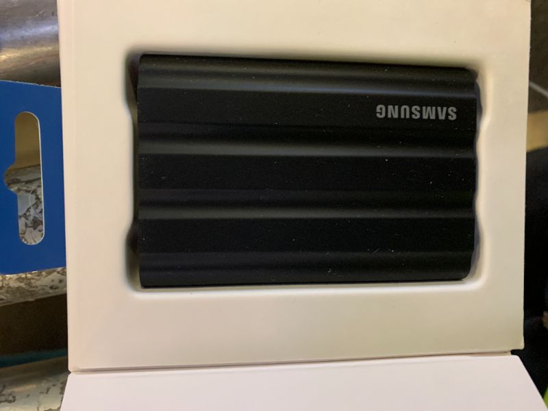 Photo 1 of Samsung T7 Shield 4TB Portable SSD - 1050MB/s, Rugged, Water & Dust Resistant, for Content Creators - Black
