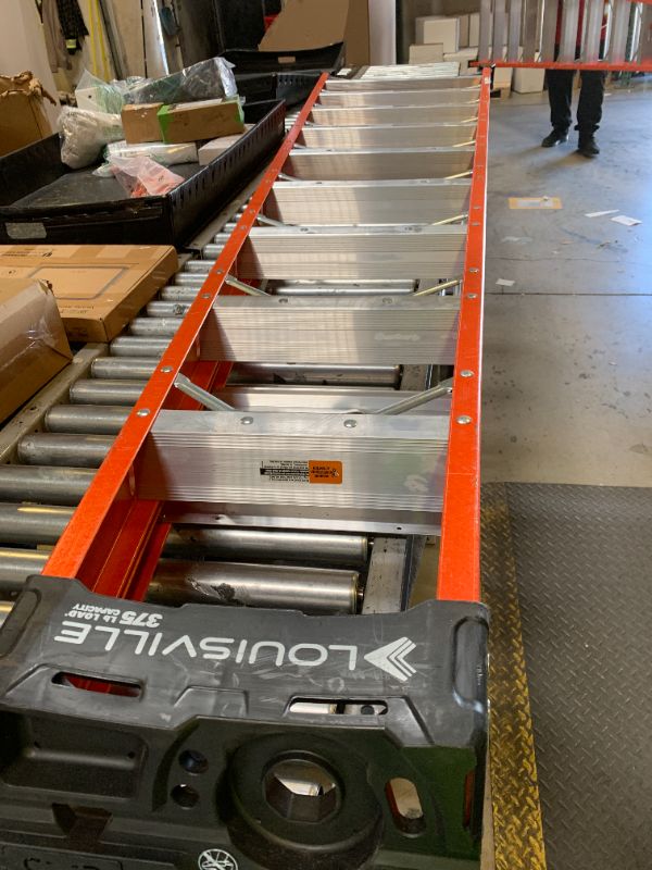 Photo 1 of Louisville Ladder 10-Foot Fiberglass Step Ladder, 375-Pound Load Capacity, Type IAA, FS1410HD