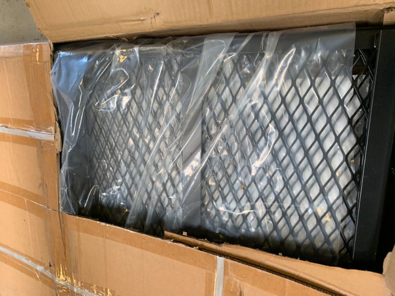 Photo 1 of ECOTRIC 46.2 X 26.8 X 38.7 Inch Hitch Cargo Carrier W/Ramp Foldable 500 Lbs Trailer Hitch Mount Steel Wheelchair Carrier Mobility Scooter Ramp 2" Hitch Receiver for Snow Blower SUV Truck Van Car