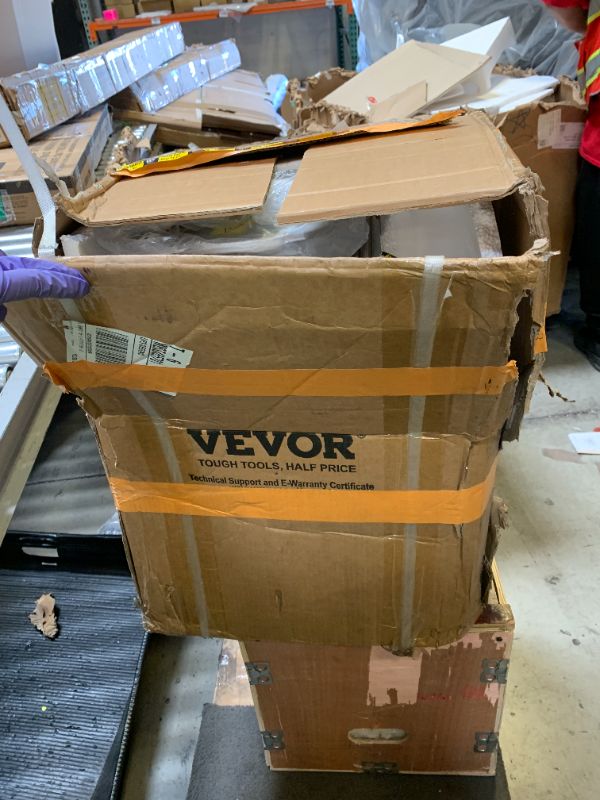 Photo 1 of VEVOR Food Processor & Vegetable Chopper, 6.3 Quart Food-Grade Kitchen Chopper, Includes 2 Spare Stainless Steel S-Curve Blades, Commercial Food Processor for Chopping Vegetable, Fruit, Peanut & Meat