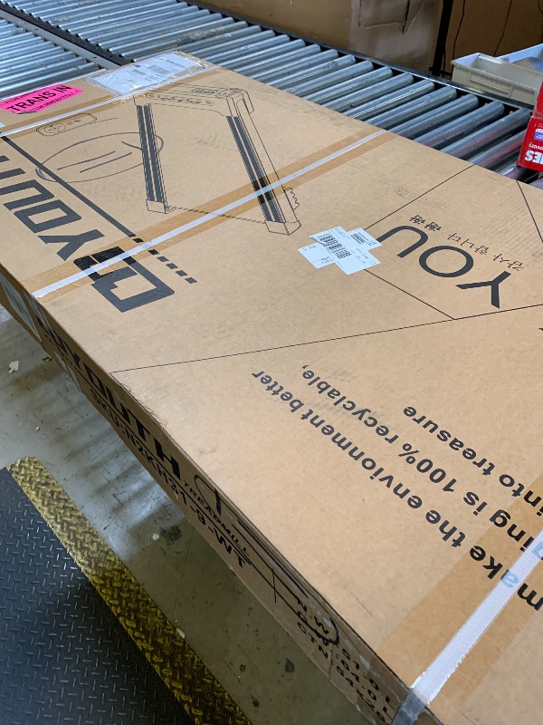 Photo 1 of GOYOUTH 2 in 1 Under Desk Electric Treadmill Motorized Exercise Machine with Wireless Speaker, Remote Control and LED Display, Walking Jogging Machine for Home/Office Use