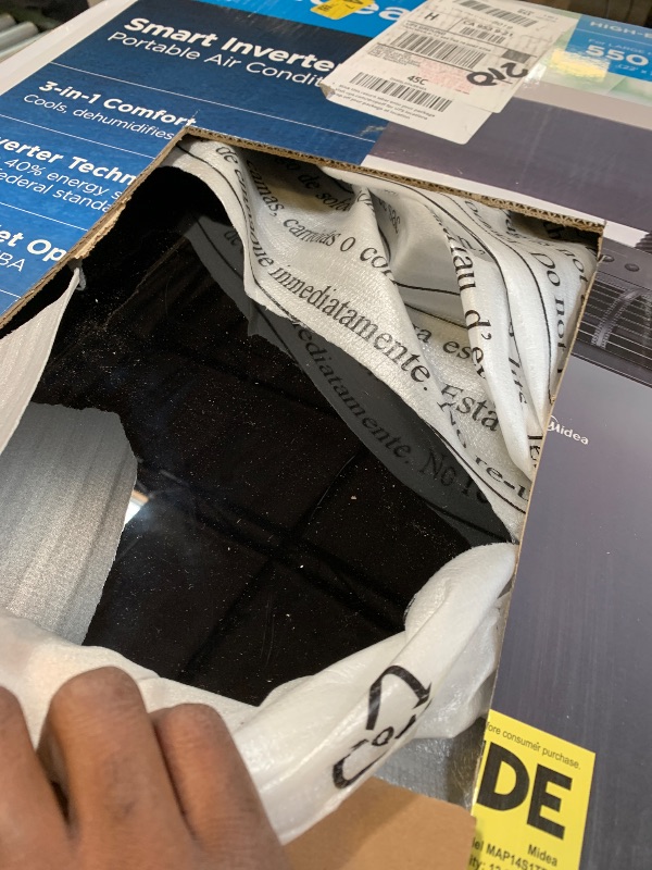 Photo 1 of Midea Duo 14,000 BTU (12,000 BTU SACC) High Efficiency Inverter, Ultra Quiet Portable Air Conditioner, Cools up to 550 Sq. Ft., Works with Alexa/Google Assistant, Includes Remote Control & Window Kit